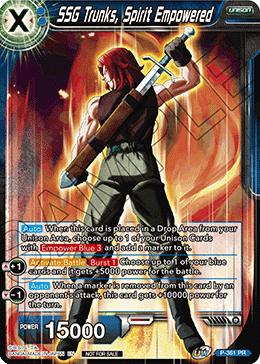 SSG Trunks, Spirit Empowered (P-361) [Promotion Cards] | Arkham Games and Comics