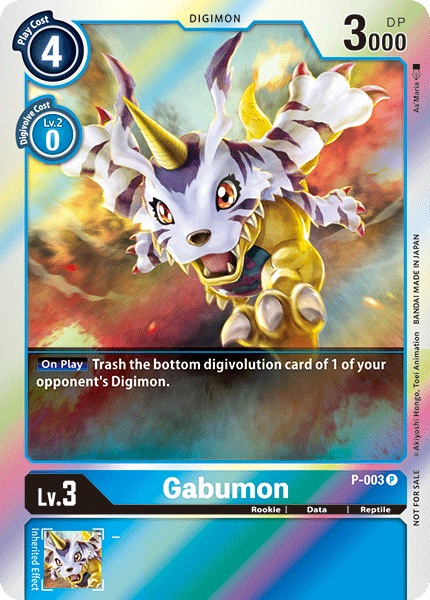 Gabumon [P-003] [Promotional Cards] | Arkham Games and Comics