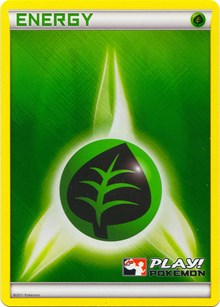 Grass Energy (2011 Play Pokemon Promo) [League & Championship Cards] | Arkham Games and Comics