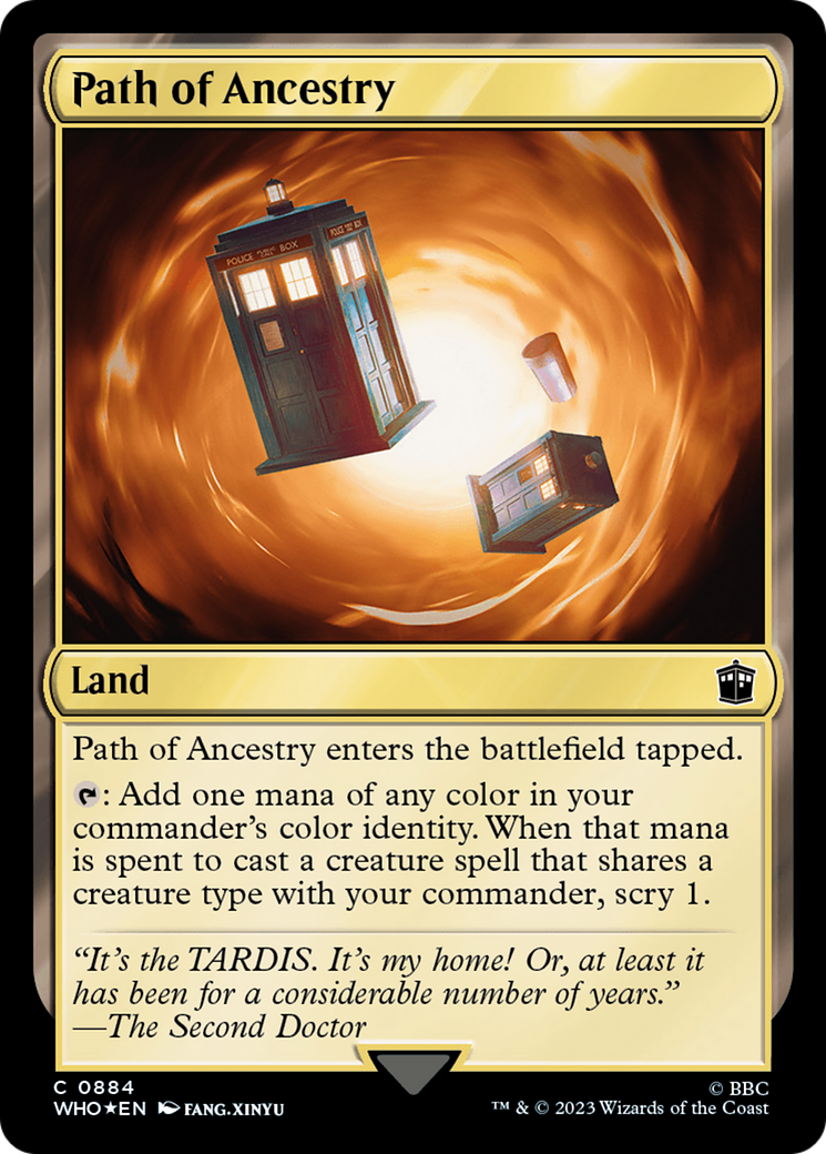 Path of Ancestry (Surge Foil) [Doctor Who] | Arkham Games and Comics