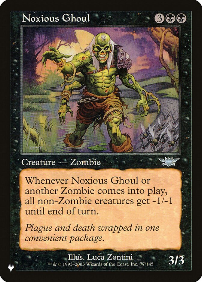 Noxious Ghoul [The List] | Arkham Games and Comics