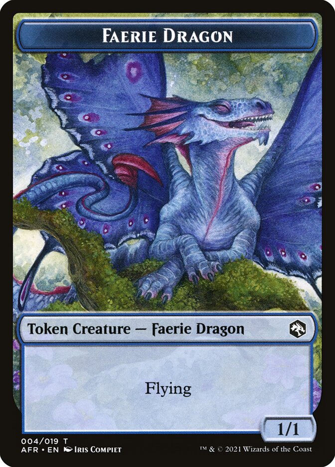 Devil // Faerie Dragon Double-Sided Token [Dungeons & Dragons: Adventures in the Forgotten Realms Tokens] | Arkham Games and Comics