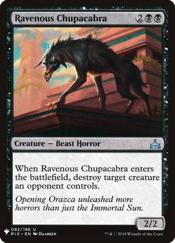 Ravenous Chupacabra [Mystery Booster] | Arkham Games and Comics