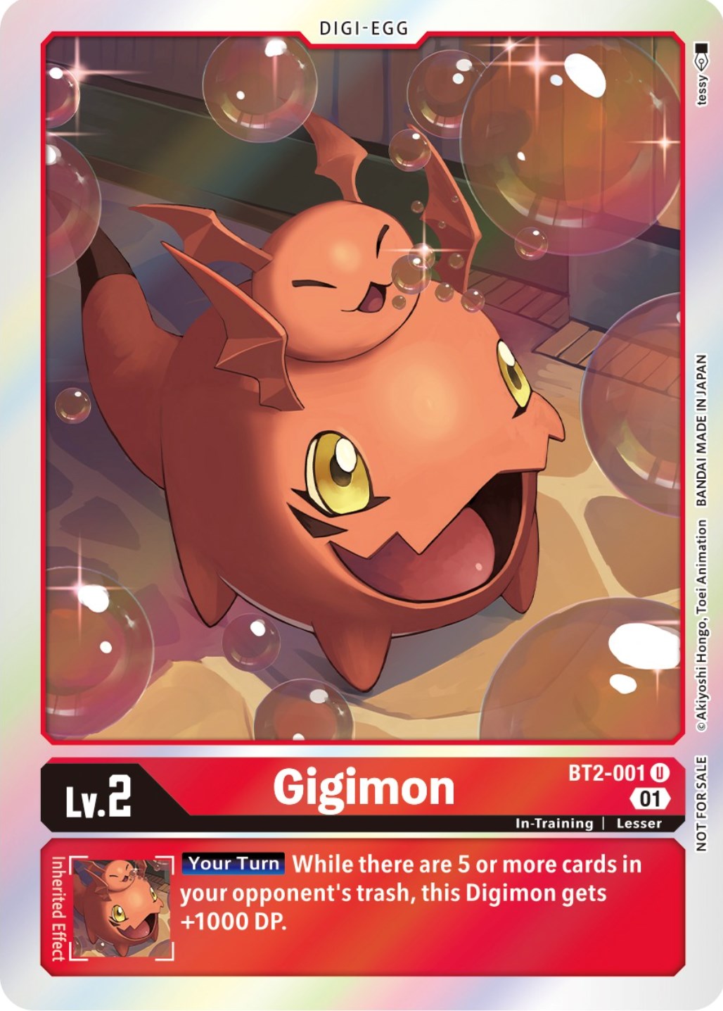 Gigimon [BT2-001] (ST-11 Special Entry Pack) [Release Special Booster Promos] | Arkham Games and Comics