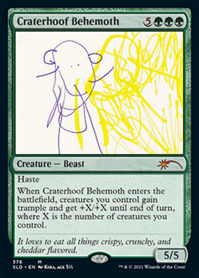 Craterhoof Behemoth (376) [Secret Lair Drop Series] | Arkham Games and Comics