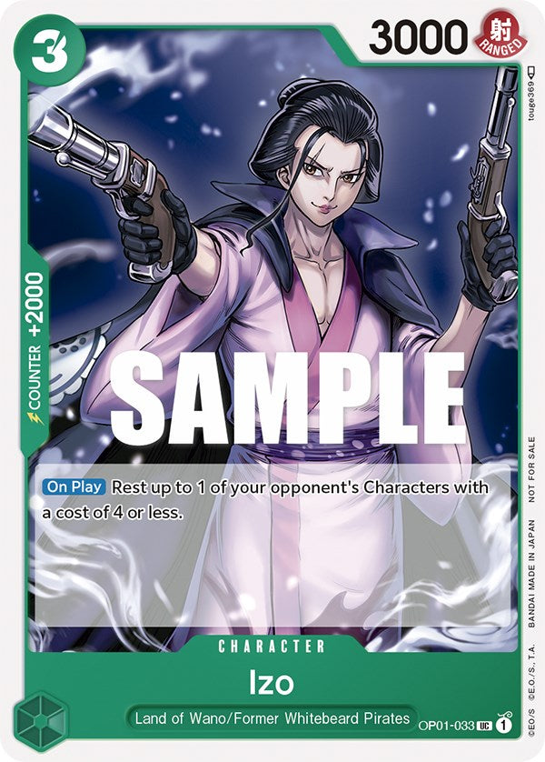 Izo (Tournament Pack Vol. 2) [One Piece Promotion Cards] | Arkham Games and Comics