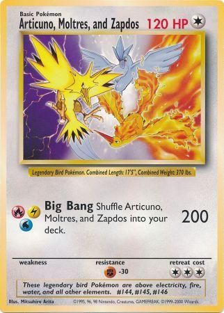 Articuno, Moltres, and Zapdos (Jumbo Card) [Miscellaneous Cards] | Arkham Games and Comics