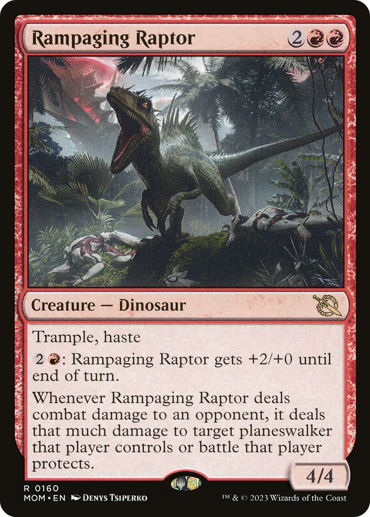 Rampaging Raptor [March of the Machine] | Arkham Games and Comics