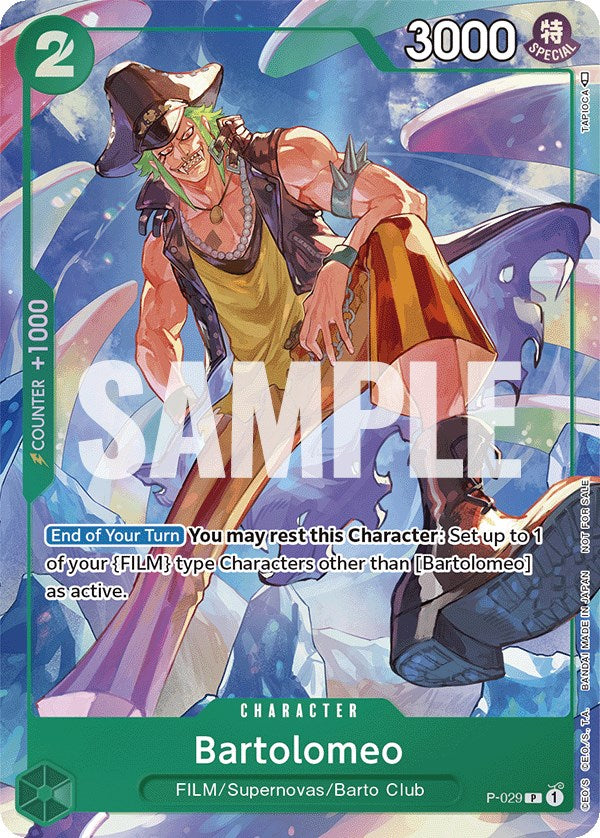 Bartolomeo (Event Pack Vol. 1) [One Piece Promotion Cards] | Arkham Games and Comics