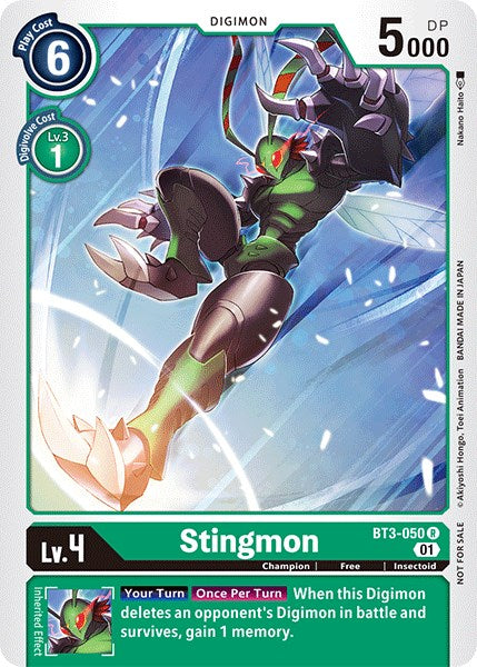 Stingmon [BT3-050] (Winner Pack Double Diamond) [Release Special Booster Promos] | Arkham Games and Comics