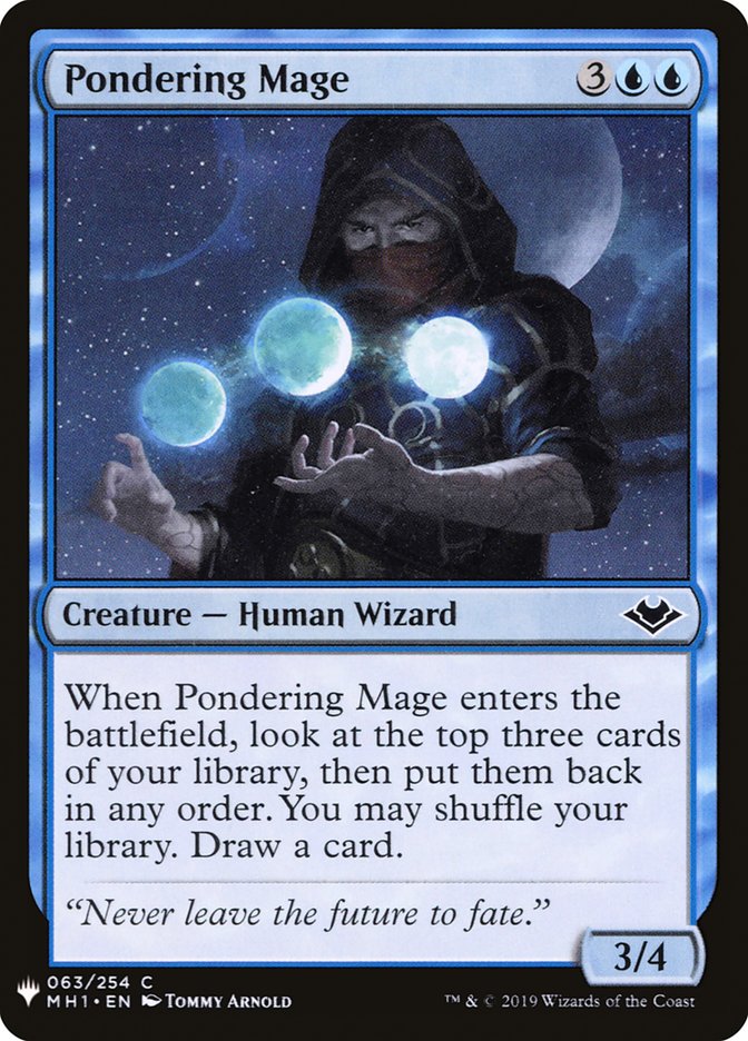 Pondering Mage [Mystery Booster] | Arkham Games and Comics