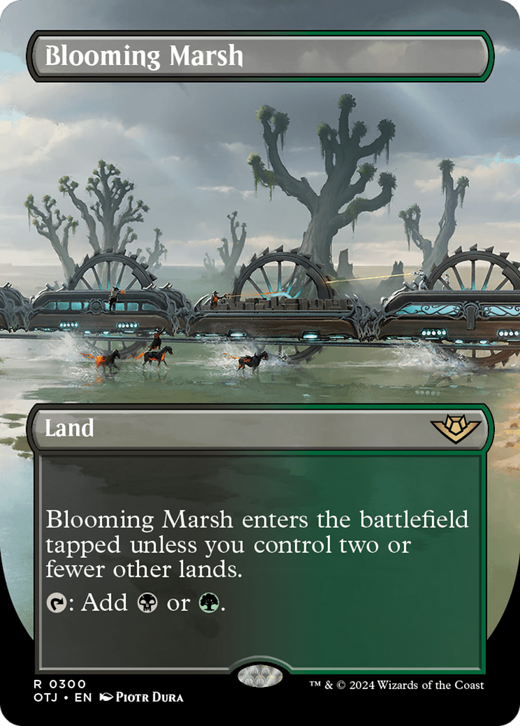 Blooming Marsh (Borderless) [Outlaws of Thunder Junction] | Arkham Games and Comics