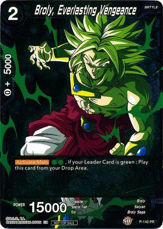 Broly, Everlasting Vengeance (P-140) [Promotion Cards] | Arkham Games and Comics