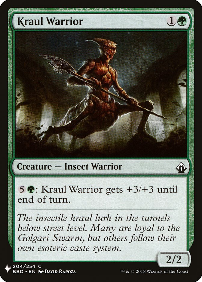 Kraul Warrior [Mystery Booster] | Arkham Games and Comics