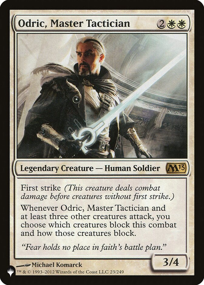 Odric, Master Tactician [The List] | Arkham Games and Comics