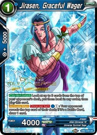 Jirasen, Graceful Wager (Divine Multiverse Draft Tournament) (DB2-049) [Tournament Promotion Cards] | Arkham Games and Comics