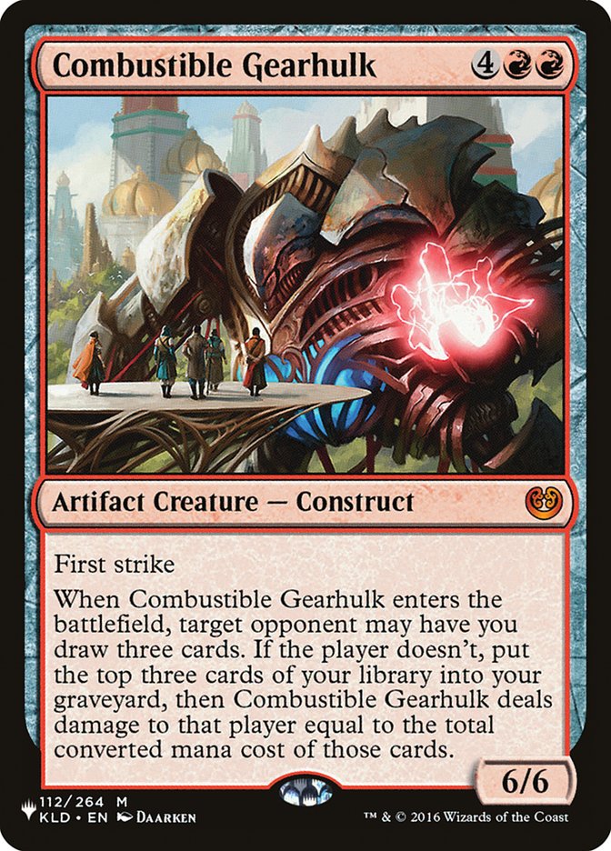 Combustible Gearhulk [The List] | Arkham Games and Comics