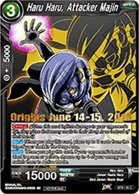 Haru Haru, Attacker Majin (Origins 2019) (BT3-120_PR) [Tournament Promotion Cards] | Arkham Games and Comics