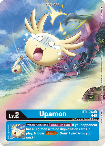 Upamon [BT1-003] (1-Year Anniversary Box Topper) [Promotional Cards] | Arkham Games and Comics