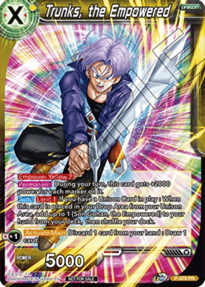 Trunks, the Empowered (P-378) [Promotion Cards] | Arkham Games and Comics