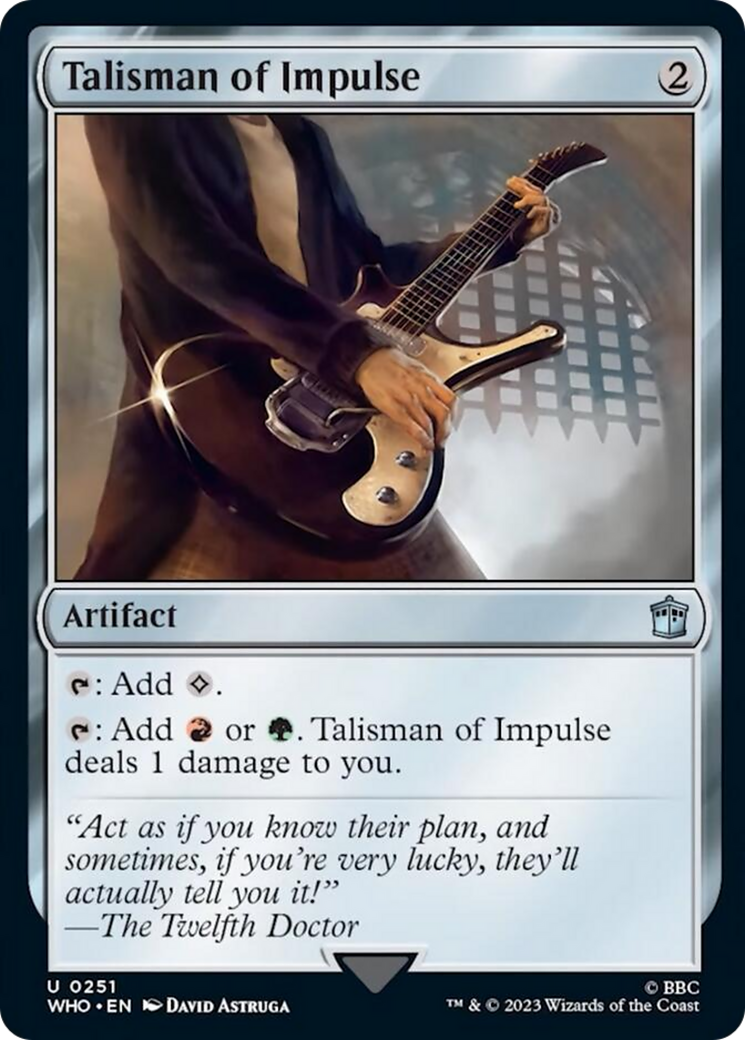 Talisman of Impulse [Doctor Who] | Arkham Games and Comics