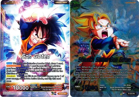 Son Goten // Staunch Striker Son Goten (P-073) [Promotion Cards] | Arkham Games and Comics