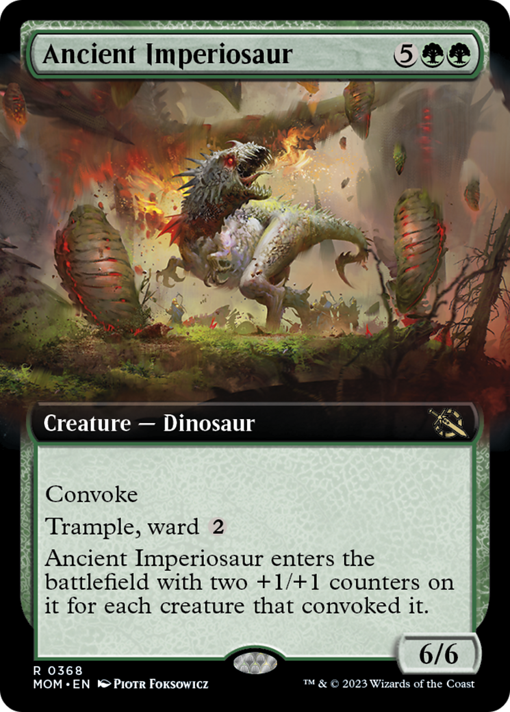 Ancient Imperiosaur (Extended Art) [March of the Machine] | Arkham Games and Comics