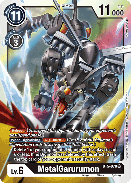 MetalGarurumon [BT5-070] [Battle of Omni] | Arkham Games and Comics