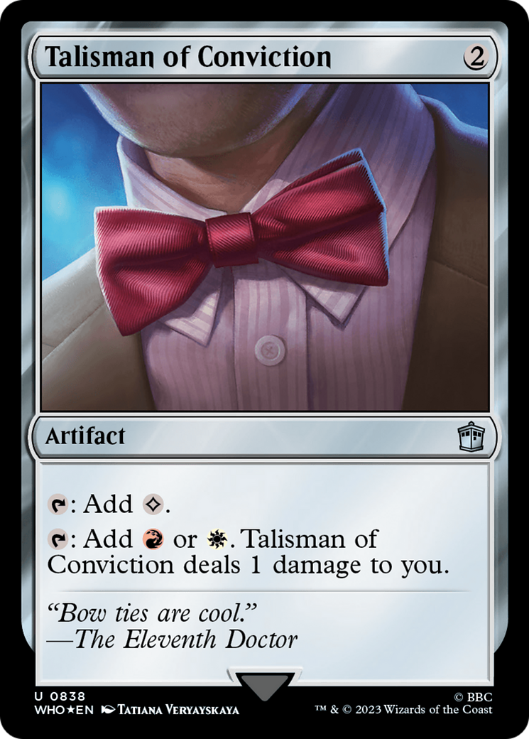 Talisman of Conviction (Surge Foil) [Doctor Who] | Arkham Games and Comics