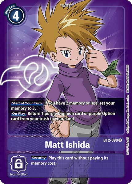 Matt Ishida [BT2-090] (Official Tournament Pack Vol.3) [Release Special Booster Promos] | Arkham Games and Comics