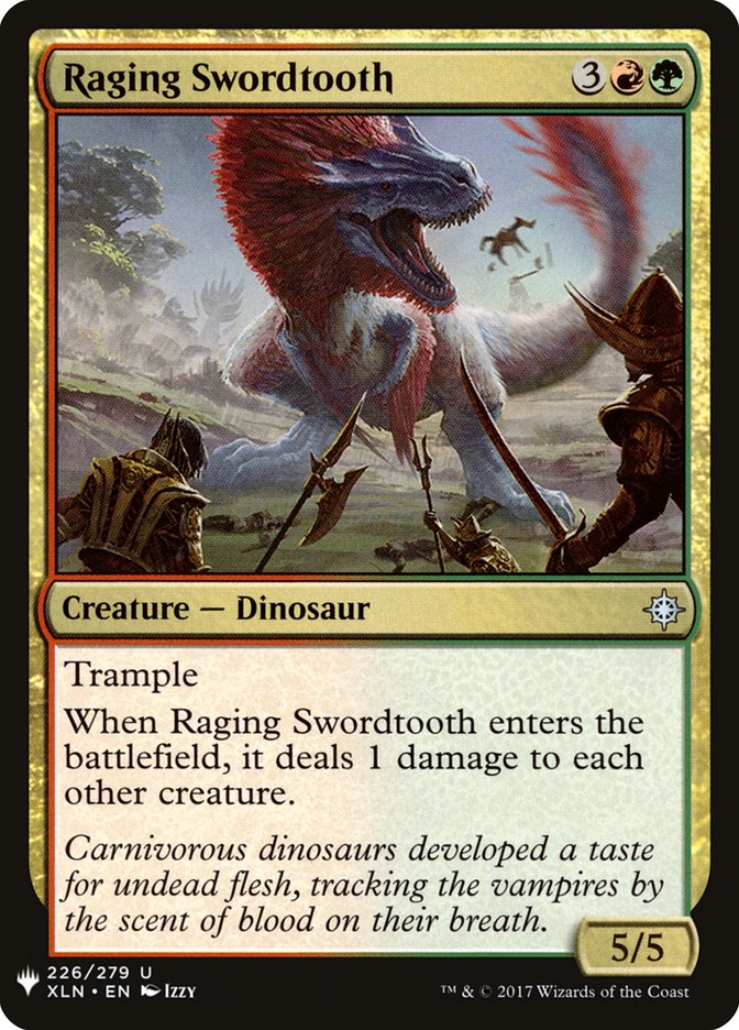 Raging Swordtooth [Mystery Booster] | Arkham Games and Comics