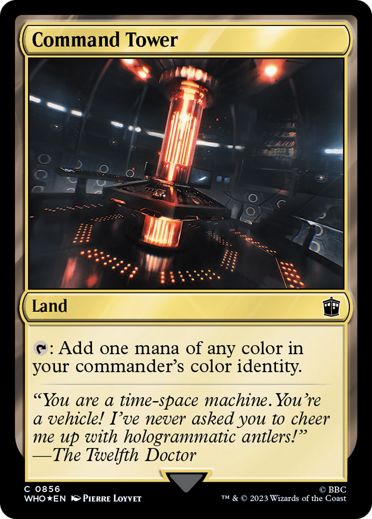 Command Tower (0856) (Surge Foil) [Doctor Who] | Arkham Games and Comics