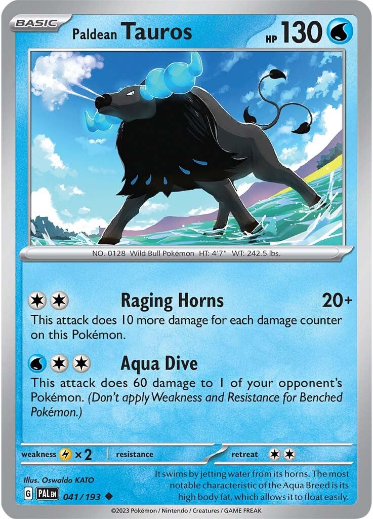 Paldean Tauros (041/193) [Scarlet & Violet: Paldea Evolved] | Arkham Games and Comics