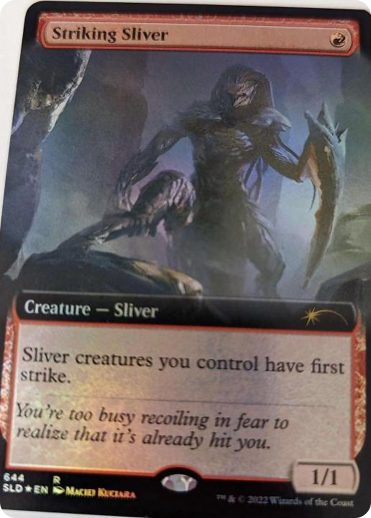 Striking Sliver (Extended Art) [Secret Lair Drop Series] | Arkham Games and Comics