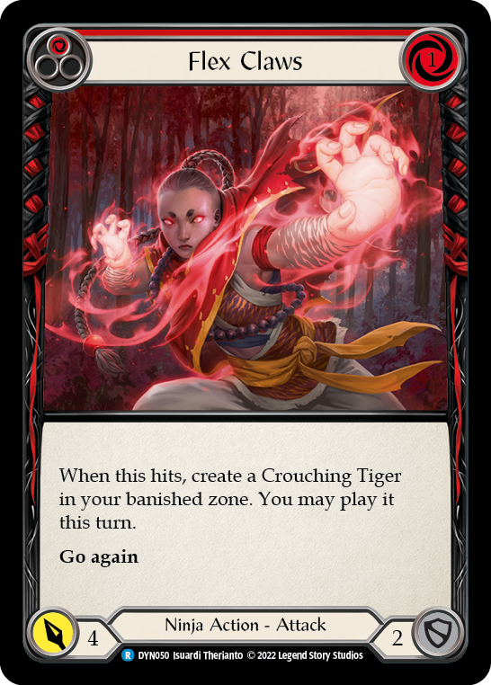 Flex Claws (Red) [DYN050] (Dynasty) | Arkham Games and Comics