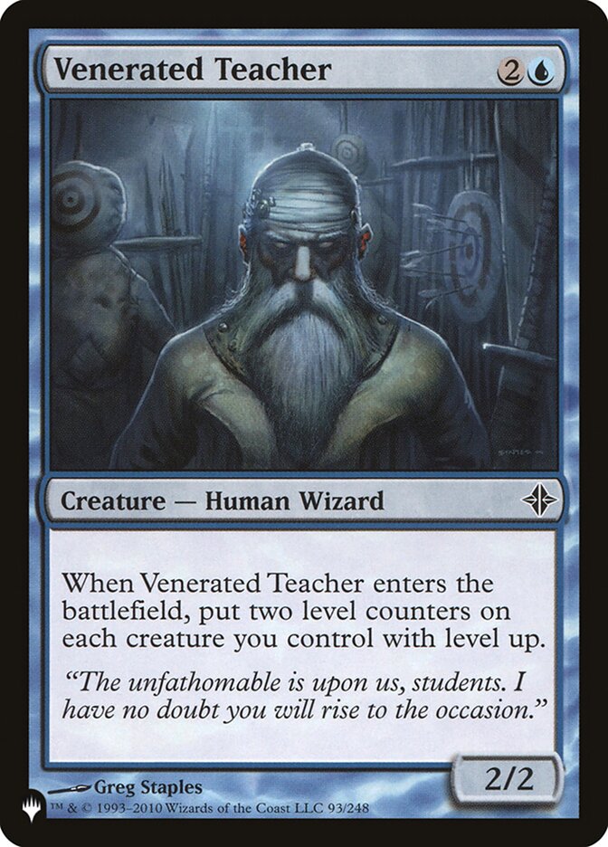 Venerated Teacher [The List] | Arkham Games and Comics