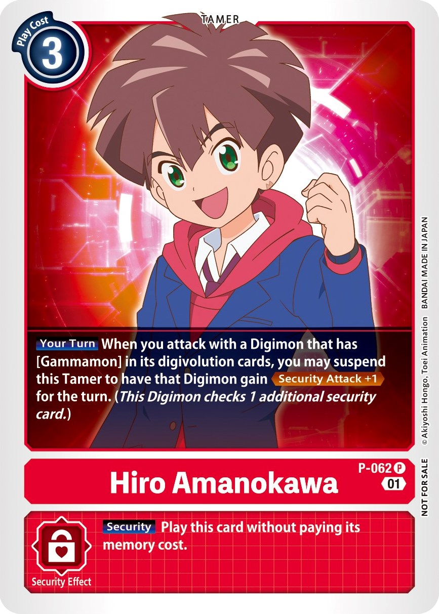 Hiro Amanokawa [P-062] (Official Tournament Pack Vol.5) [Promotional Cards] | Arkham Games and Comics