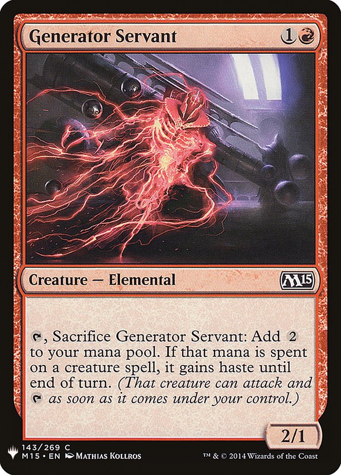 Generator Servant [Mystery Booster] | Arkham Games and Comics