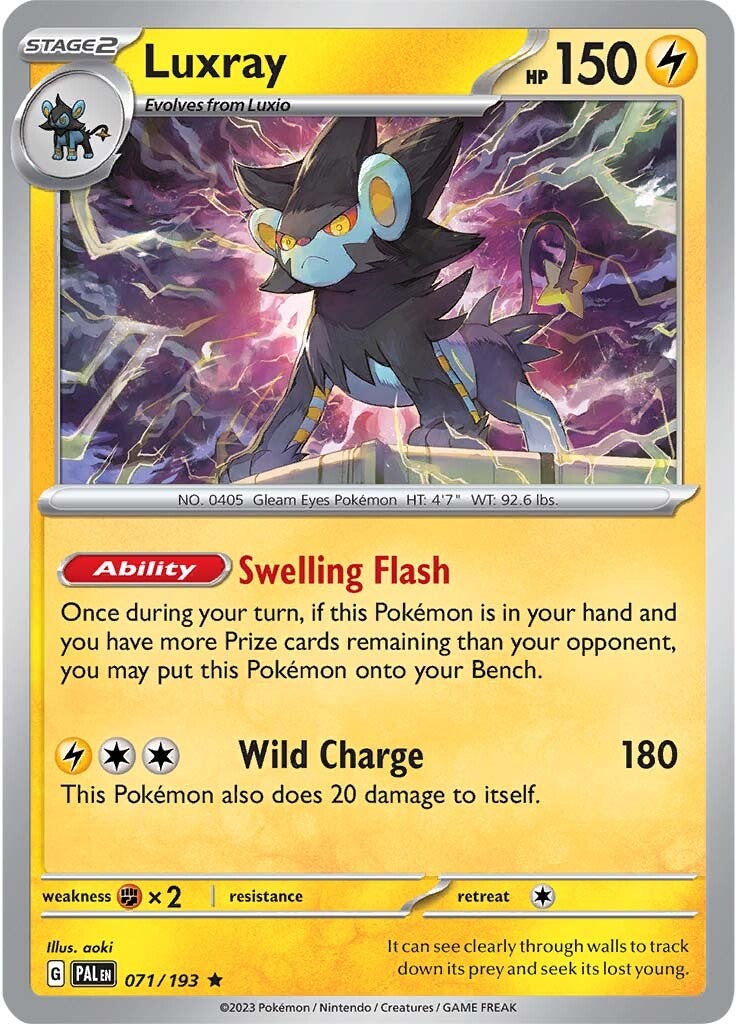 Luxray (071/193) [Scarlet & Violet: Paldea Evolved] | Arkham Games and Comics