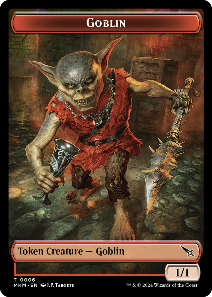 Detective // Goblin Double-Sided Token [Murders at Karlov Manor Tokens] | Arkham Games and Comics