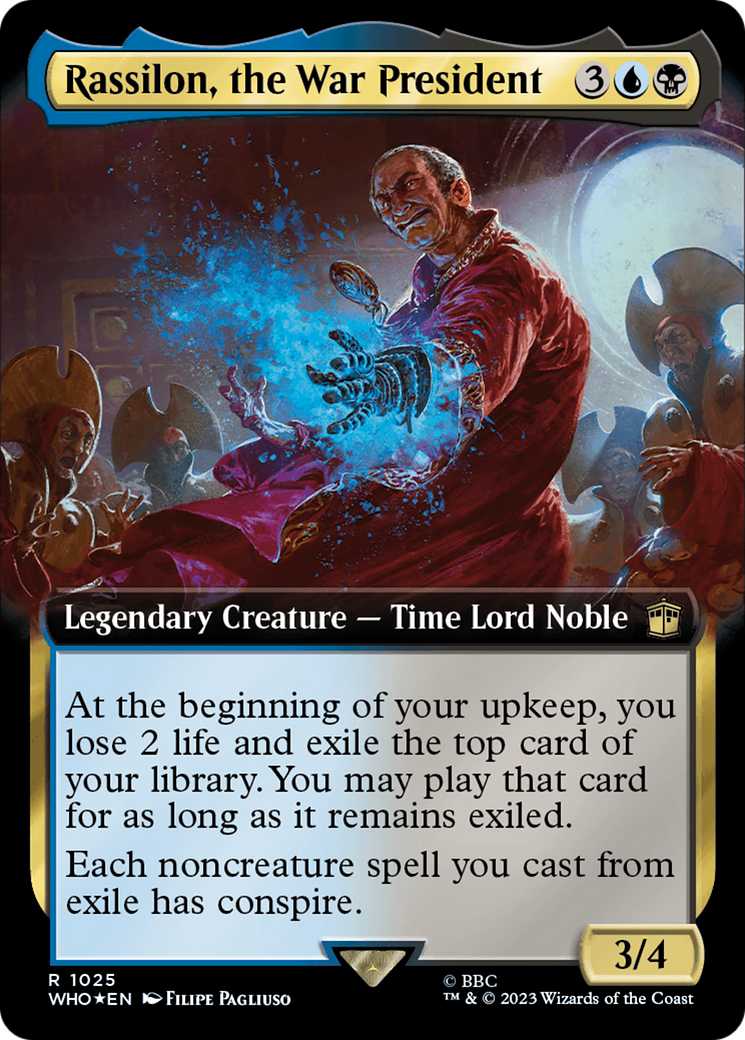 Rassilon, the War President (Extended Art) (Surge Foil) [Doctor Who] | Arkham Games and Comics