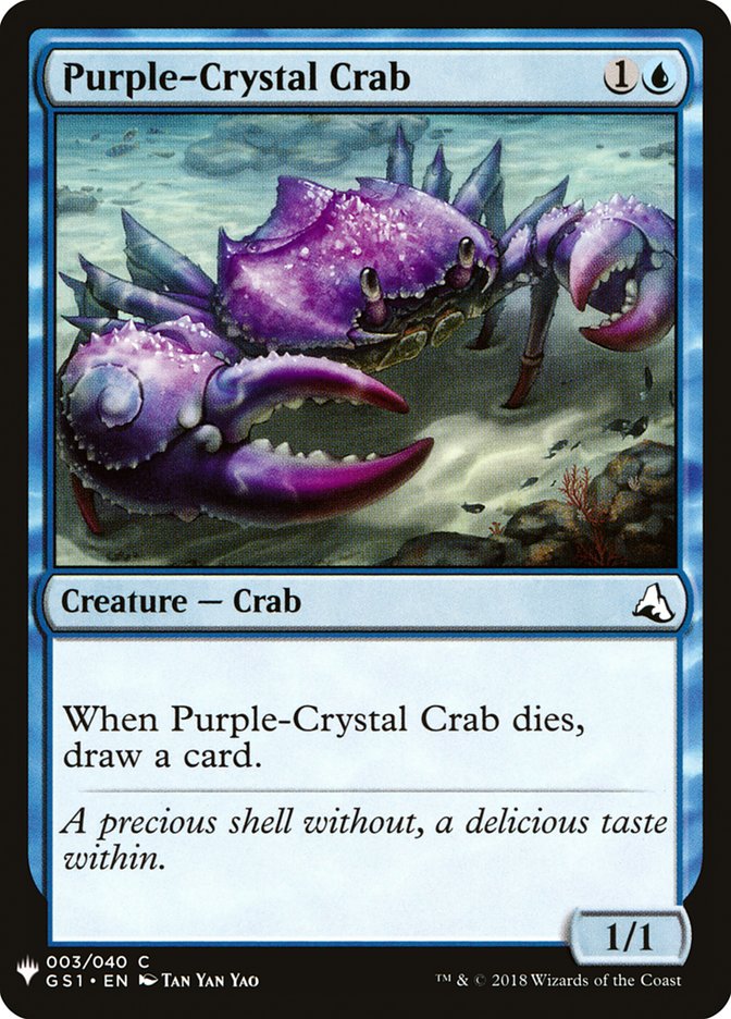 Purple-Crystal Crab [Mystery Booster] | Arkham Games and Comics