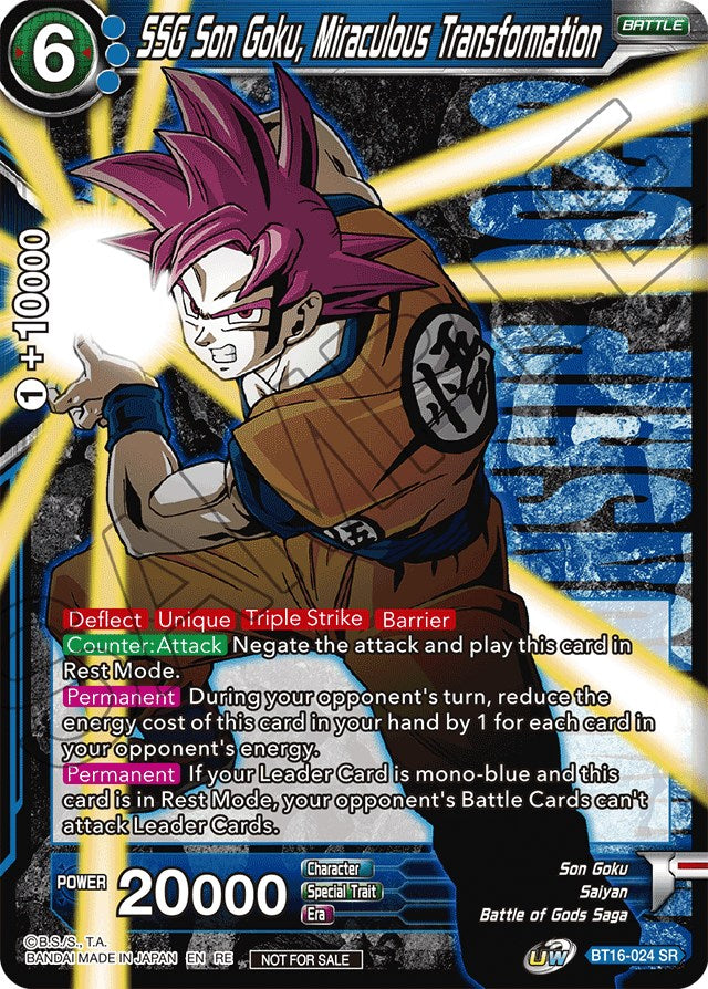 SSG Son Goku, Miraculous Transformation (Championship 2022) (BT15-024) [Promotion Cards] | Arkham Games and Comics