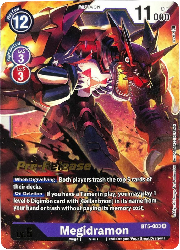 Megidramon [BT5-083] [Battle of Omni Pre-Release Promos] | Arkham Games and Comics