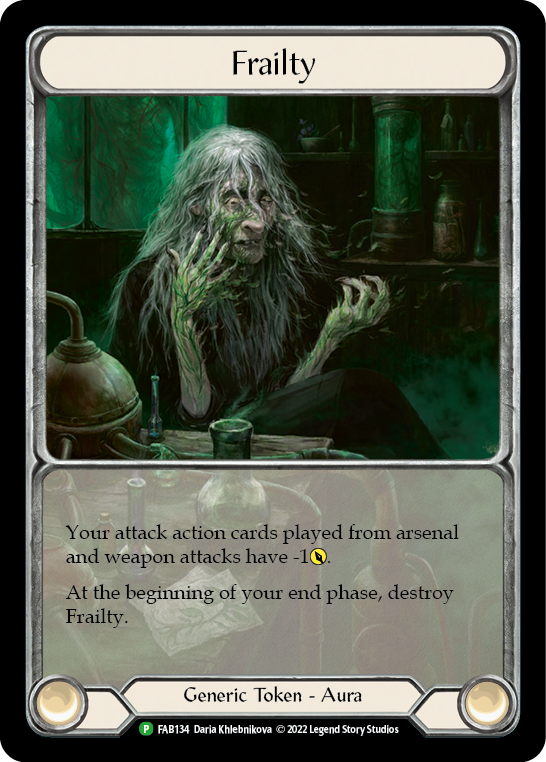 Frailty [FAB134] (Promo)  Rainbow Foil | Arkham Games and Comics