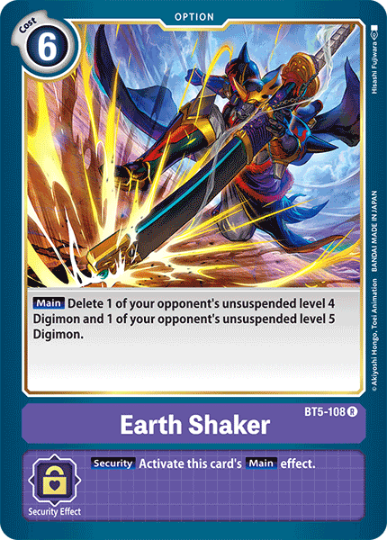 Earth Shaker [BT5-108] [Battle of Omni] | Arkham Games and Comics