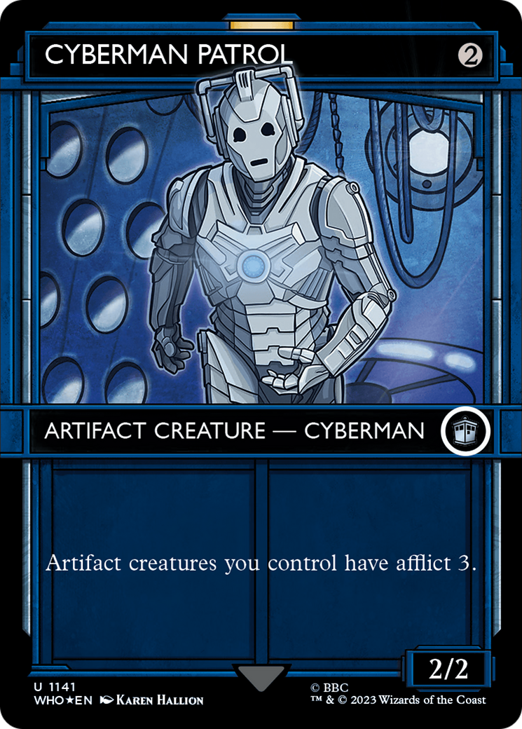 Cyberman Patrol (Showcase) (Surge Foil) [Doctor Who] | Arkham Games and Comics