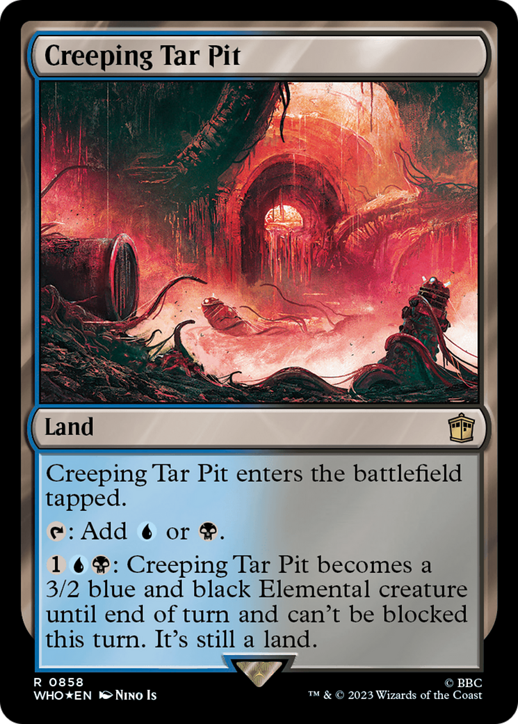 Creeping Tar Pit (Surge Foil) [Doctor Who] | Arkham Games and Comics
