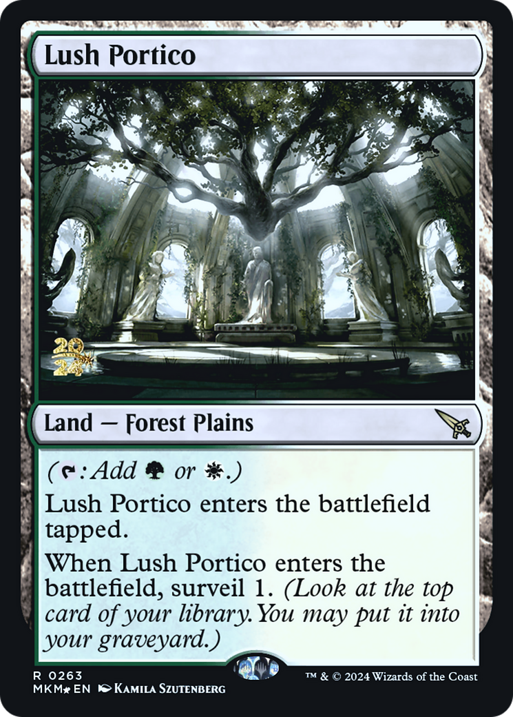 Lush Portico [Murders at Karlov Manor Prerelease Promos] | Arkham Games and Comics