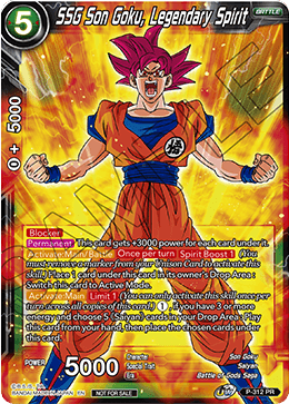 SSG Son Goku, Legendary Spirit (P-312) [Promotion Cards] | Arkham Games and Comics